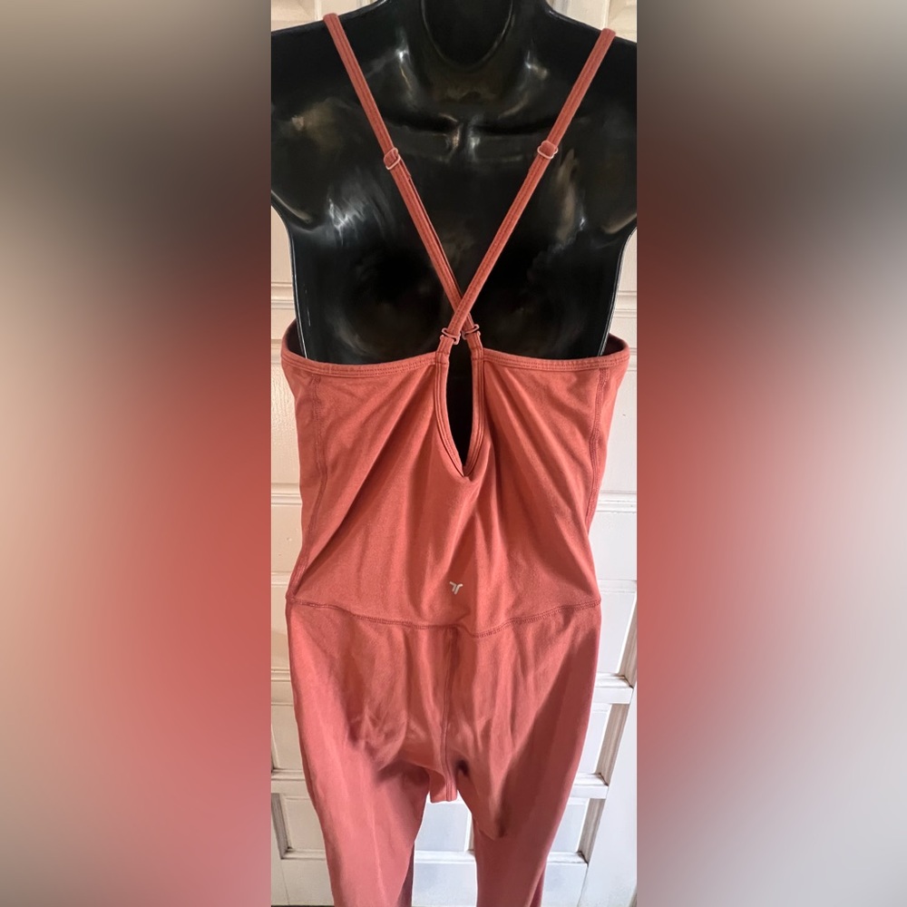 Old Navy V-Neck Rust Jumpsuit XL Tall - Picture 2 of 2